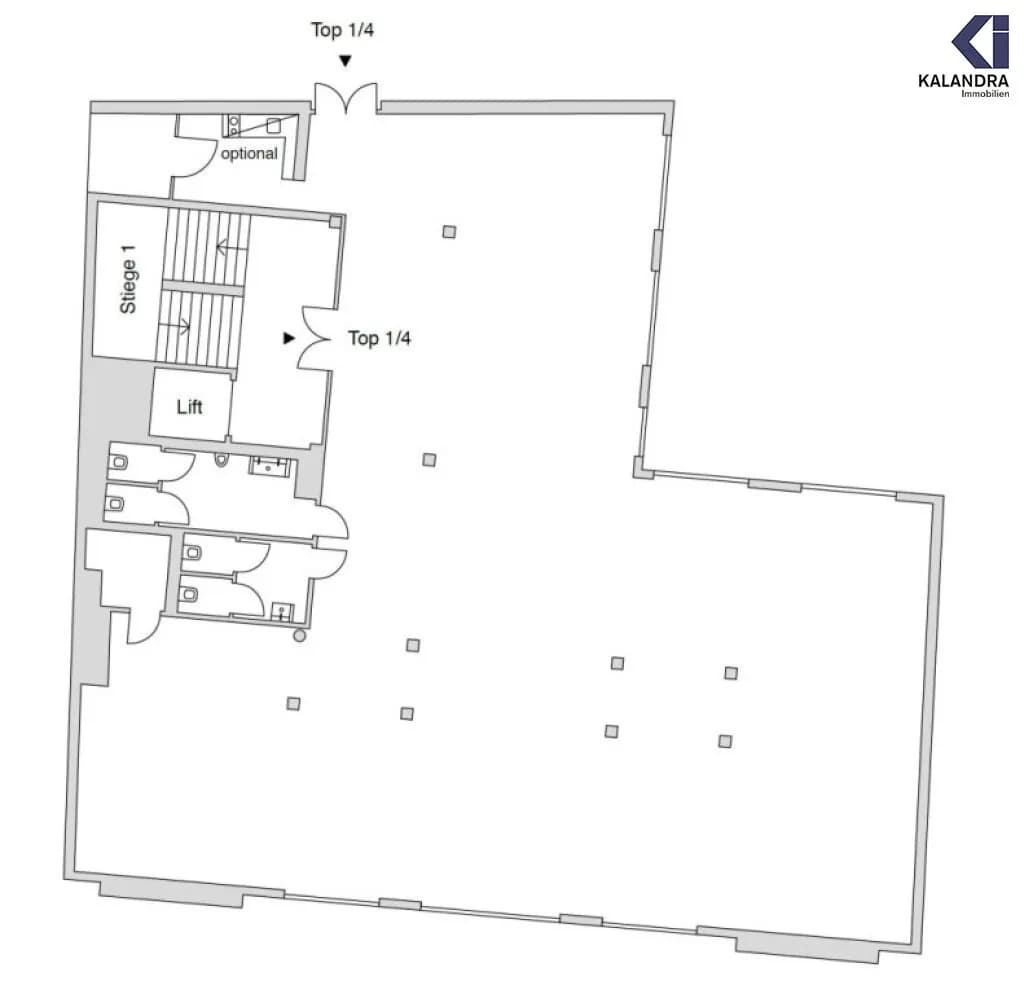 15-Zimmer-Gewerbeimmobilie mieten in Wien – 337 m², € 6.535 – Bild 6 von 12