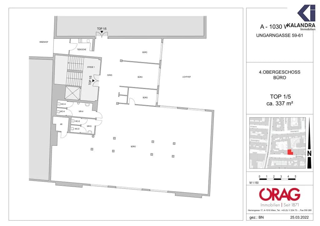 15-Zimmer-Gewerbeimmobilie mieten in Wien – 337 m², € 6.535 – Bild 12 von 12