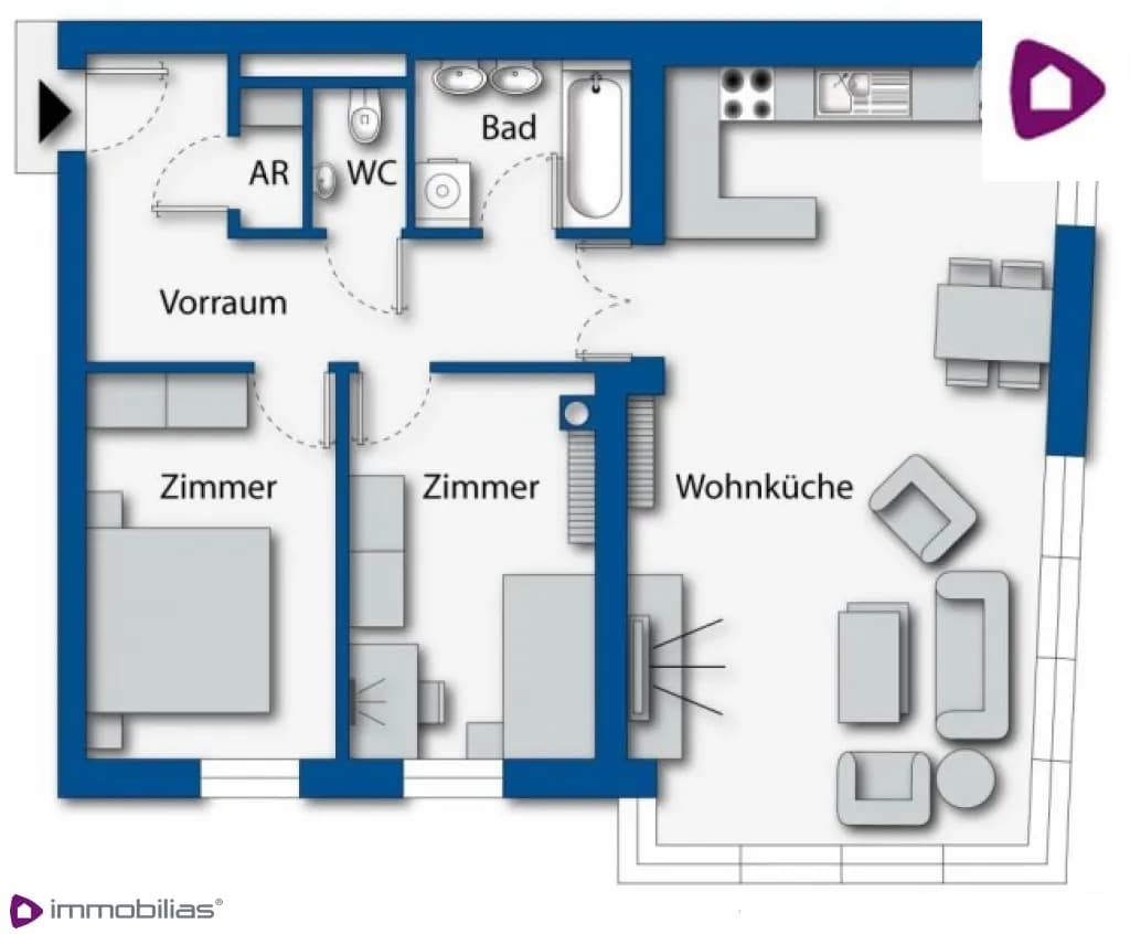 3-Zimmer-Wohnung mieten in Wien – 78,09 m², € 1.550 – Bild 11 von 11