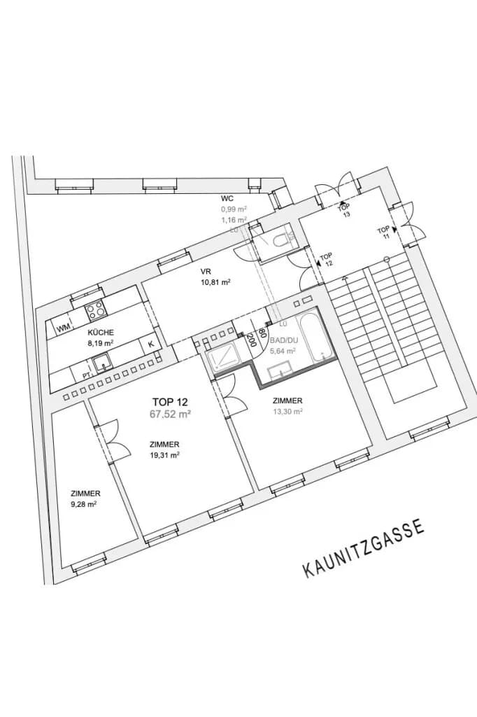 3-Zimmer-Wohnung kaufen in Wien – 67,52 m², € 599.000 – Bild 17 von 18