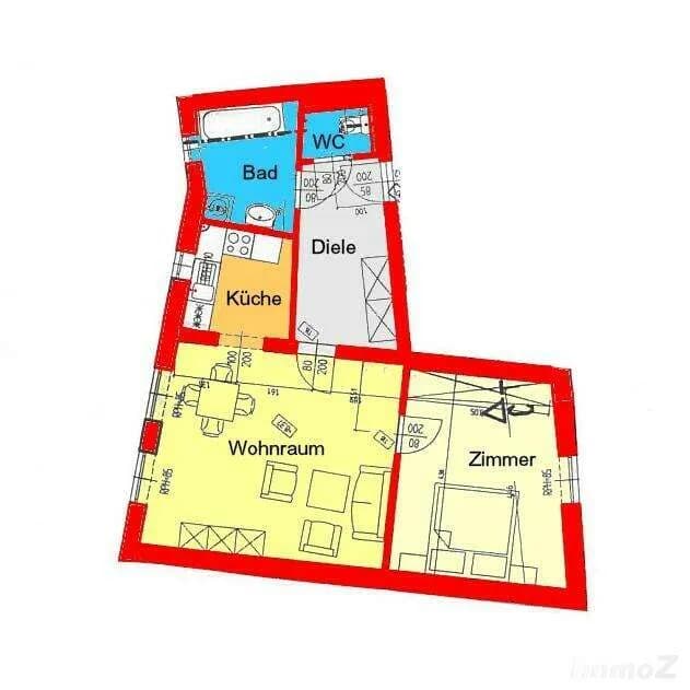 2-Zimmer-Wohnung kaufen in Graz – 55,97 m², € 140.000