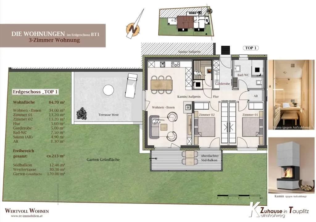 3-Zimmer-Wohnung kaufen in Liezen – 84,7 m², € 503.000 – Bild 8 von 8