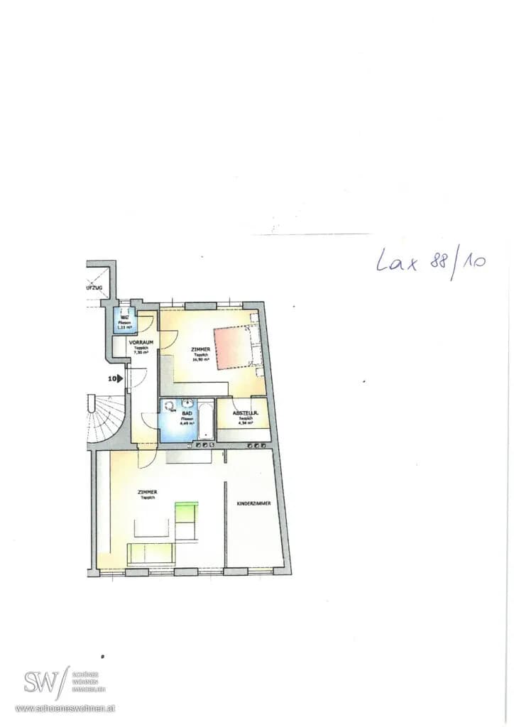 3-Zimmer-Wohnung kaufen in Wien – 75,53 m², € 290.000 – Bild 11 von 11