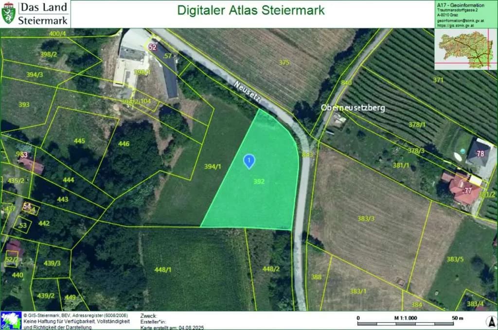 Grundstück kaufen in Südoststeiermark – 2 000 m², € 49.000 – Bild 7 von 7