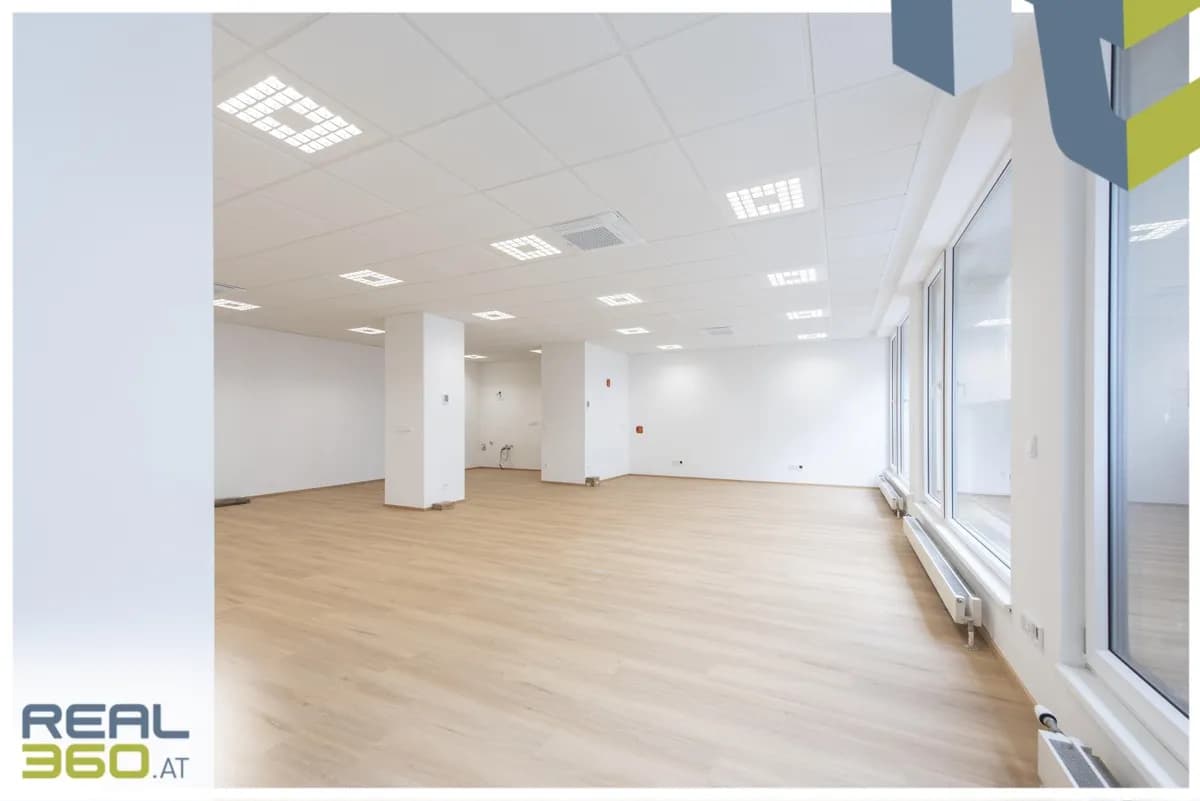 1-Zimmer-Gewerbeimmobilie mieten in Linz – 94 m², € 1.530