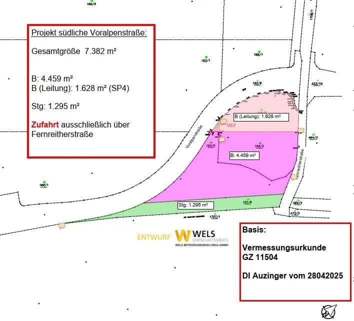Immobilie kaufen in Wels – 7 382 m² – Bild 2 von 4