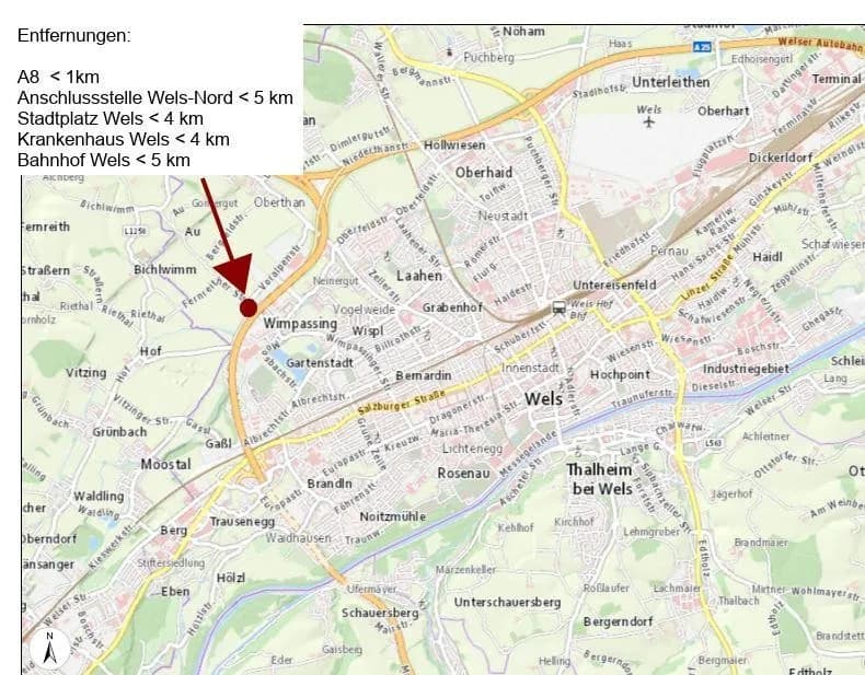 Immobilie kaufen in Wels – 7 382 m² – Bild 3 von 4