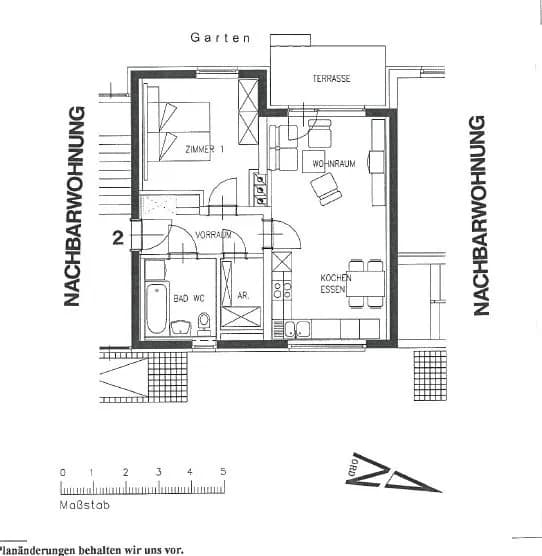 Wohnung mieten in Hartberg-Fürstenfeld – 56,26 m², € 684