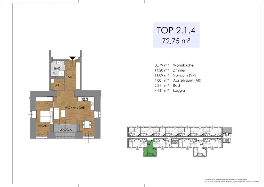 3-Zimmer-Wohnung kaufen in Bruck an der Leitha – 70,3 m², € 287.684 – Bild 21 von 46