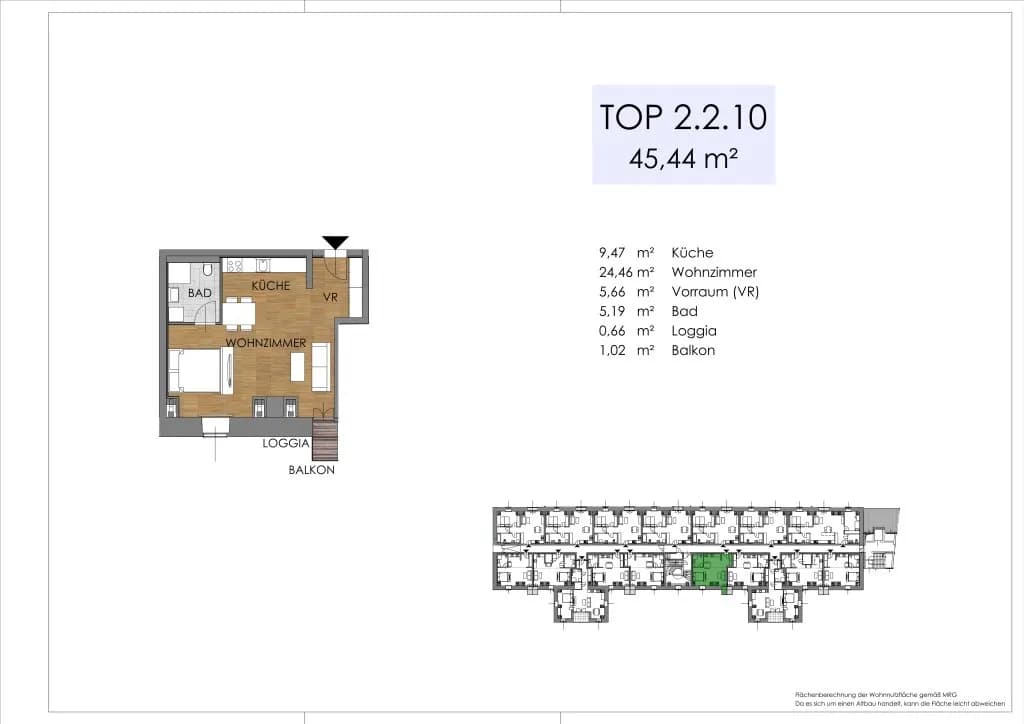 3-Zimmer-Wohnung kaufen in Bruck an der Leitha – 70,3 m², € 287.684 – Bild 39 von 46