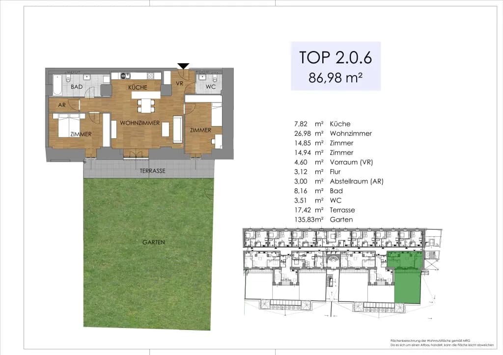 2-Zimmer-Wohnung kaufen in Bruck an der Leitha – 69,21 m², € 366.286 – Bild 11 von 46
