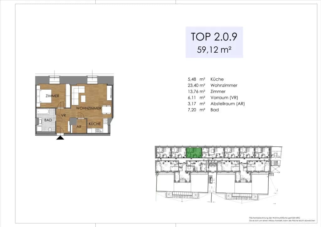 2-Zimmer-Wohnung kaufen in Bruck an der Leitha – 69,21 m², € 366.286 – Bild 14 von 46