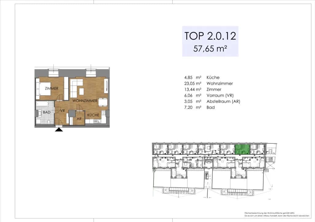 2-Zimmer-Wohnung kaufen in Bruck an der Leitha – 69,21 m², € 366.286 – Bild 17 von 46