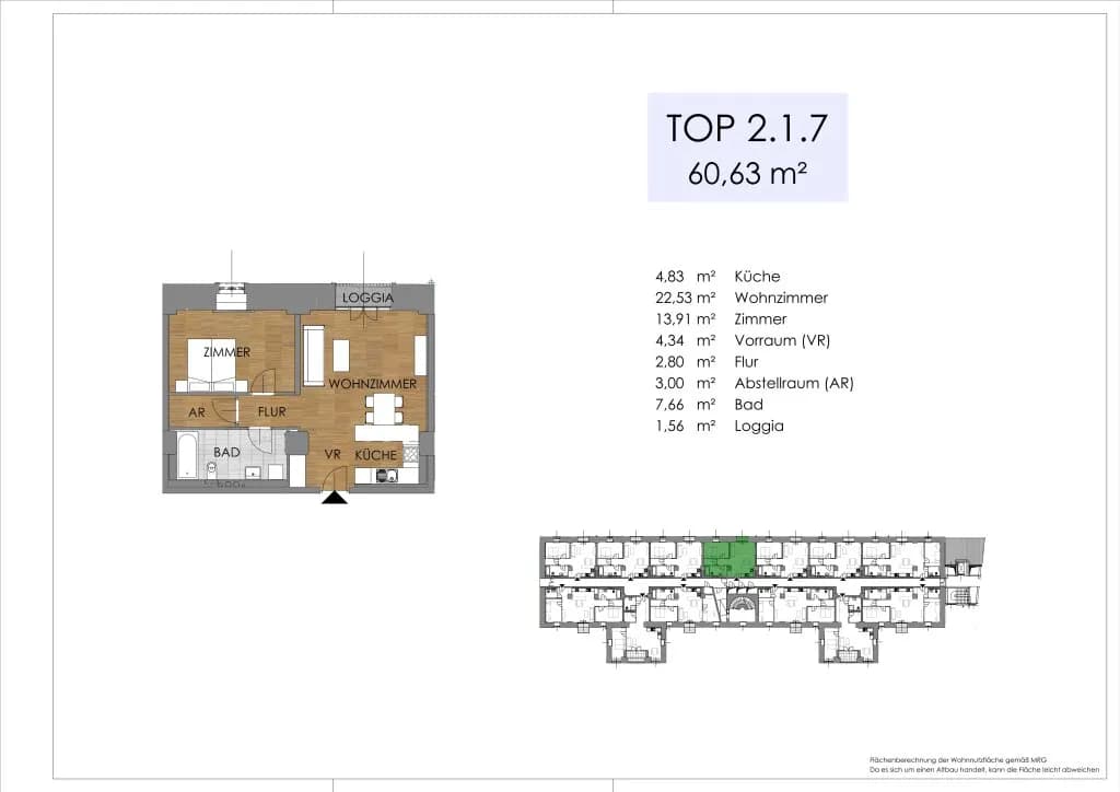 2-Zimmer-Wohnung kaufen in Bruck an der Leitha – 69,21 m², € 366.286 – Bild 24 von 46