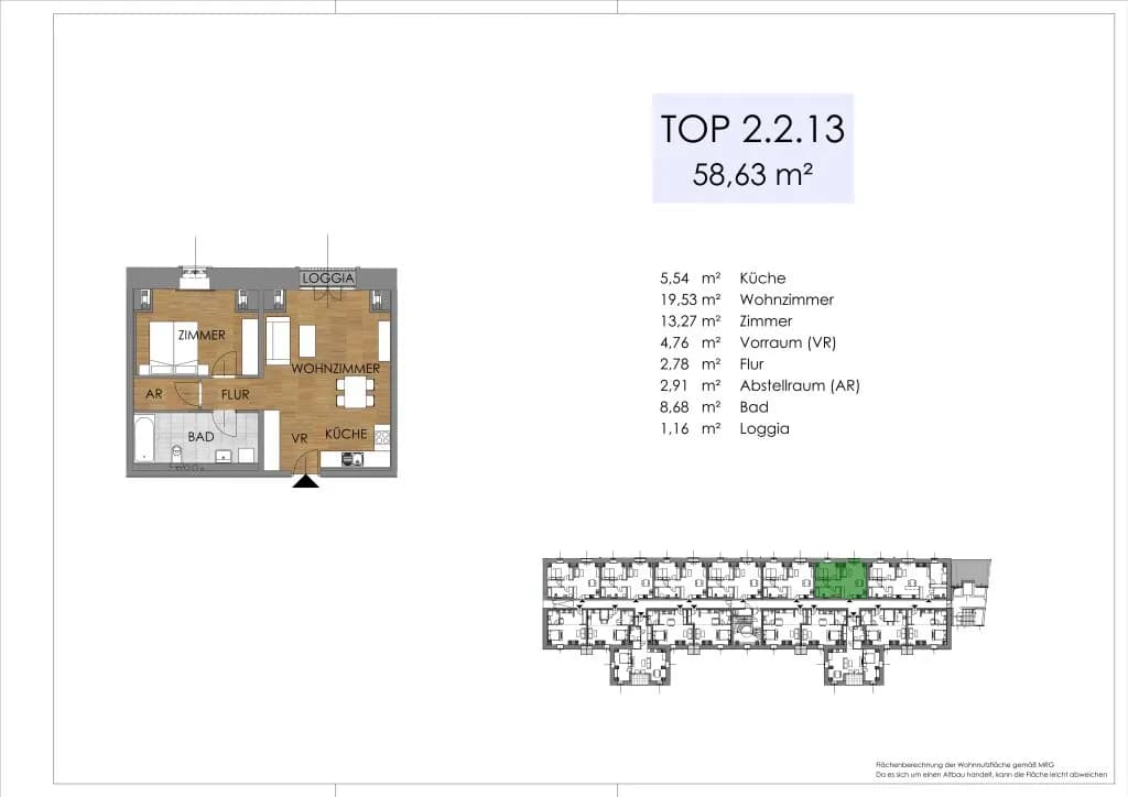 2-Zimmer-Wohnung kaufen in Bruck an der Leitha – 69,21 m², € 366.286 – Bild 42 von 46