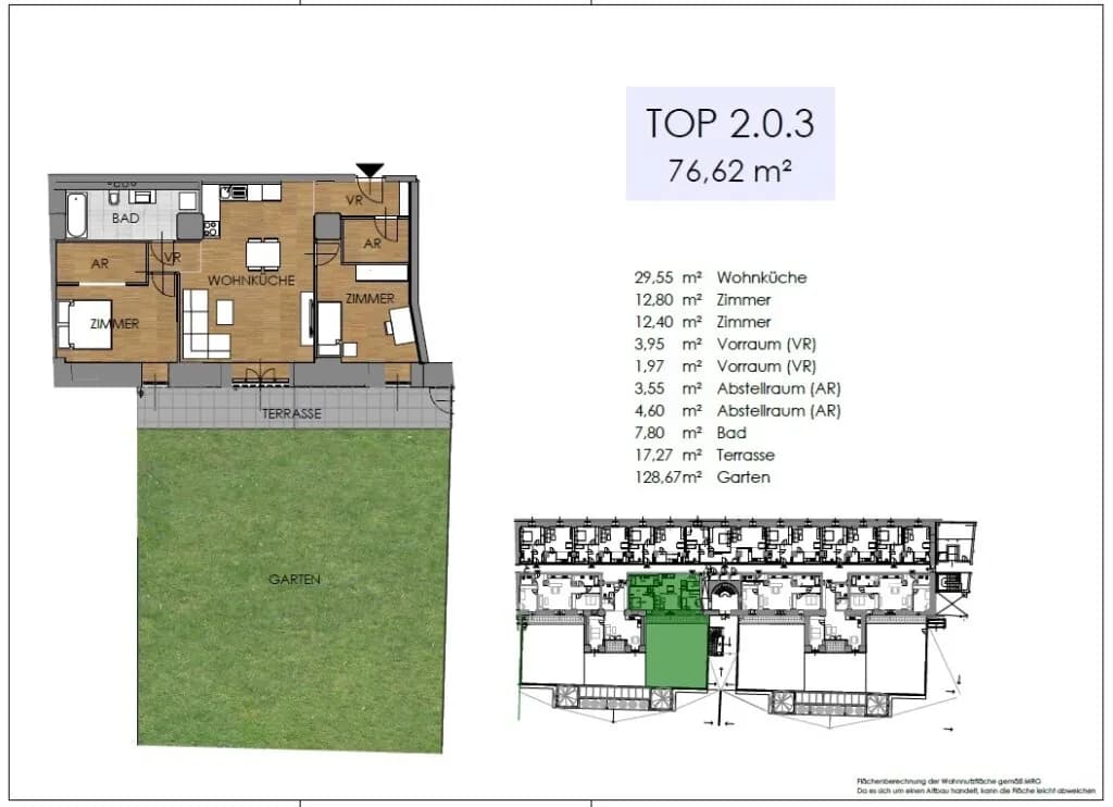 3-Zimmer-Wohnung kaufen in Bruck an der Leitha – 86,98 m², € 440.701 – Bild 8 von 46