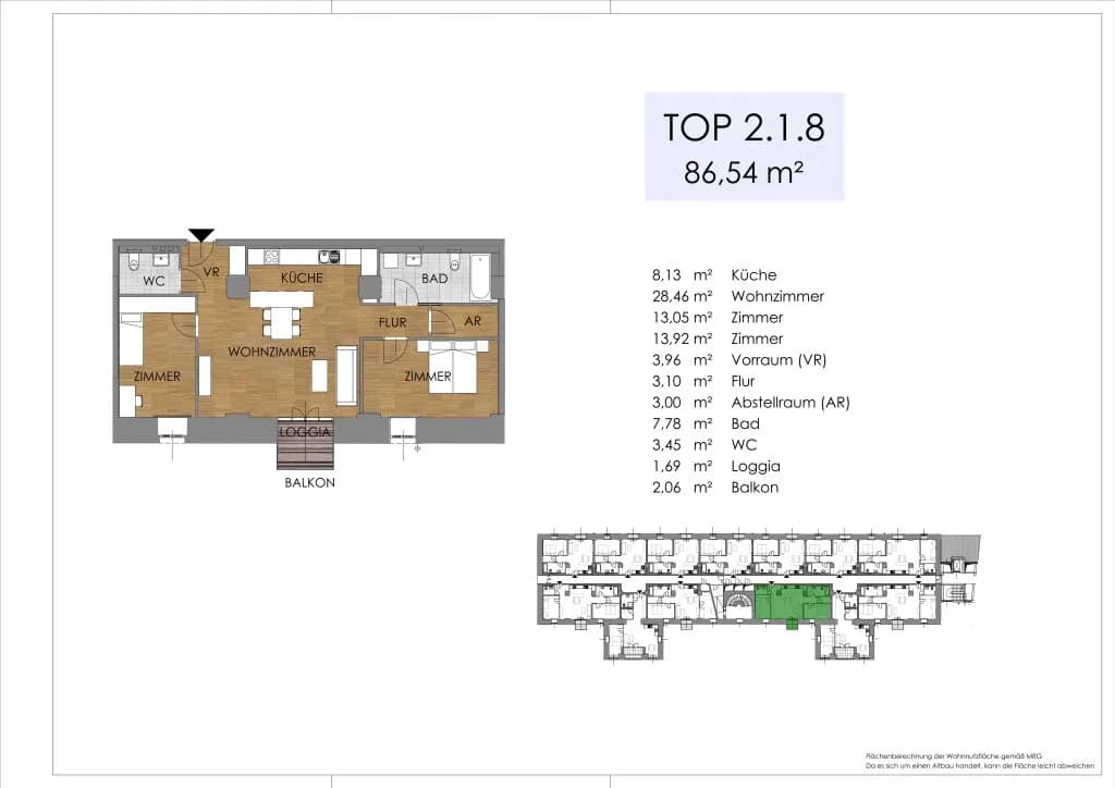 3-Zimmer-Wohnung kaufen in Bruck an der Leitha – 86,98 m², € 440.701 – Bild 25 von 46