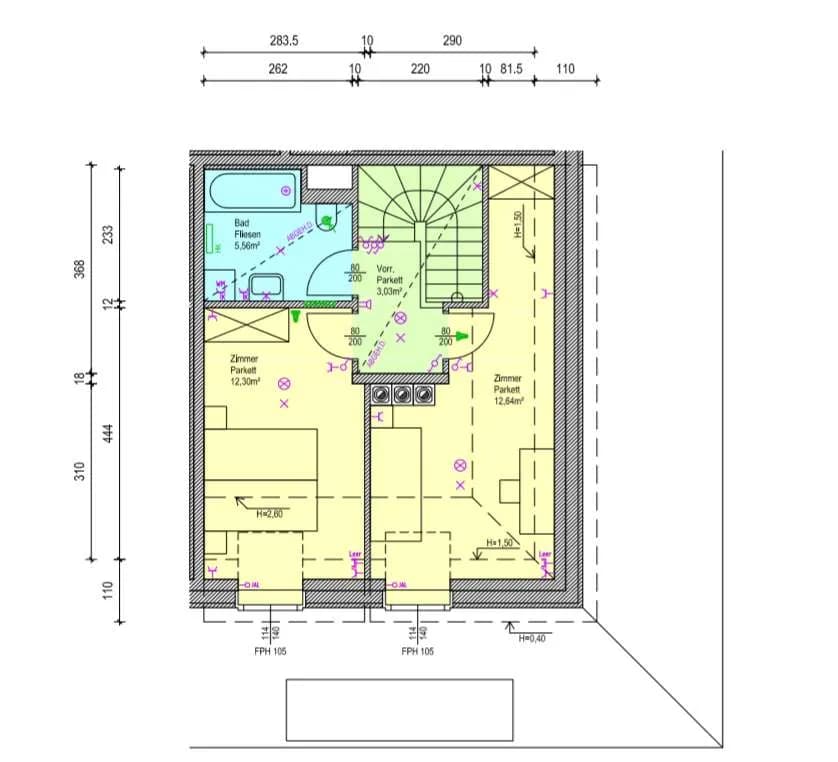 4-Zimmer-Wohnung mieten in Sankt Pölten – 117,73 m², € 1.530 – Bild 8 von 11