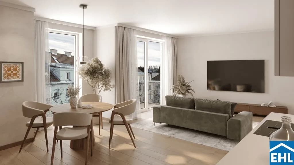 2-Zimmer-Wohnung kaufen in Wien – 44,97 m², € 295.400 – Bild 3 von 8