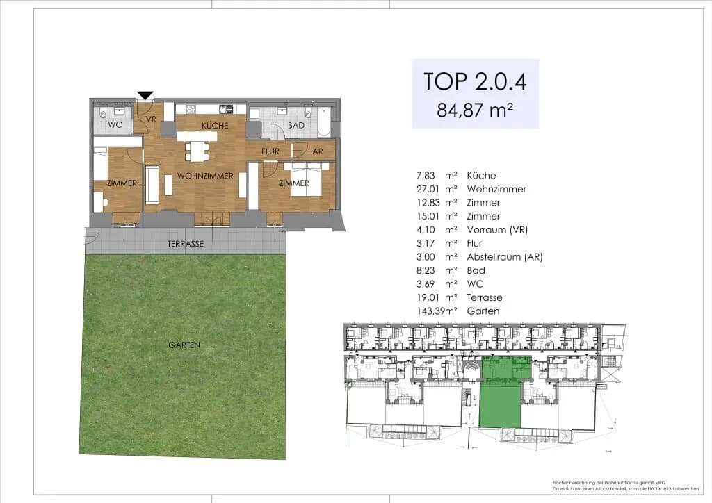 3-Zimmer-Wohnung kaufen in Bruck an der Leitha – 76,62 m², € 393.979 – Bild 9 von 46