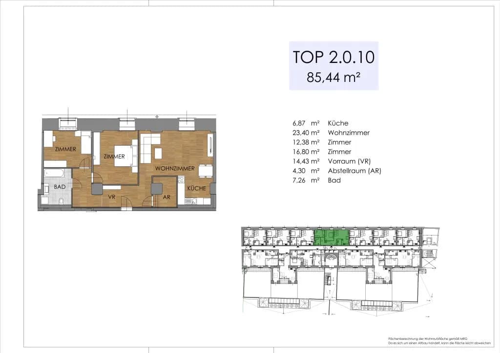 3-Zimmer-Wohnung kaufen in Bruck an der Leitha – 76,62 m², € 393.979 – Bild 15 von 46