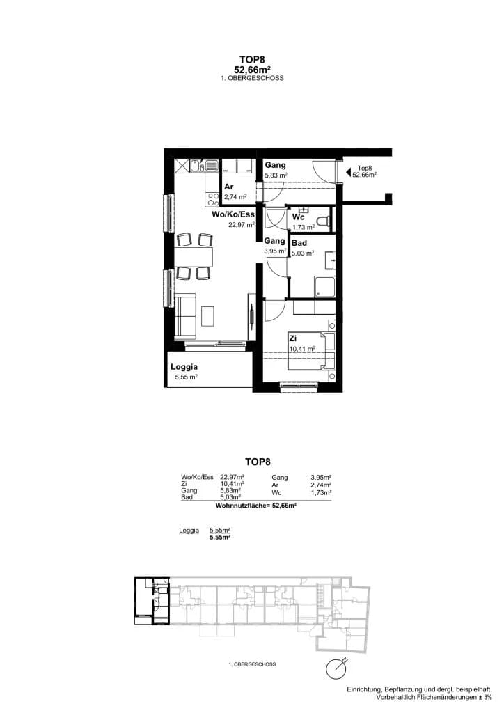 2-Zimmer-Wohnung kaufen in Mistelbach – 52,66 m², € 261.100 – Bild 17 von 17