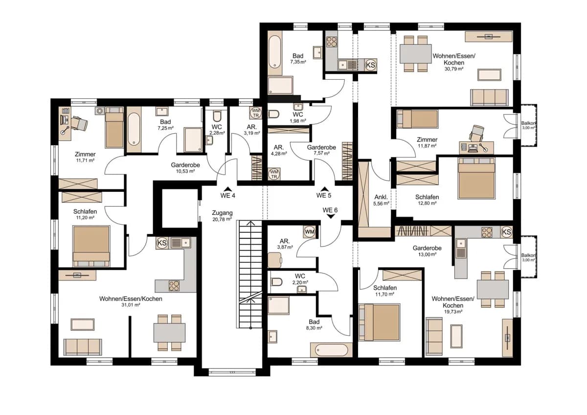 3-Zimmer-Wohnung kaufen in Vöcklabruck – 82,17 m², € 381.000 – Bild 20 von 23