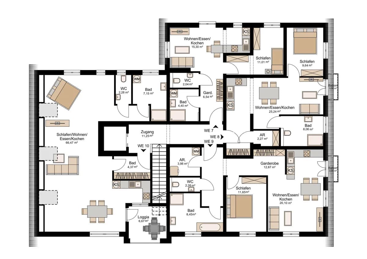 3-Zimmer-Wohnung kaufen in Vöcklabruck – 82,17 m², € 381.000 – Bild 21 von 23