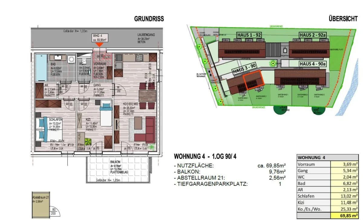 3-Zimmer-Wohnung kaufen in Graz-Umgebung – 69,85 m², € 251.150 – Bild 36 von 36
