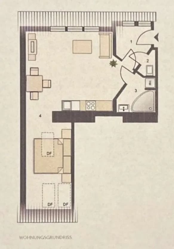 2-Zimmer-Wohnung mieten in Wien – 49,6 m², € 1.004 – Bild 12 von 12