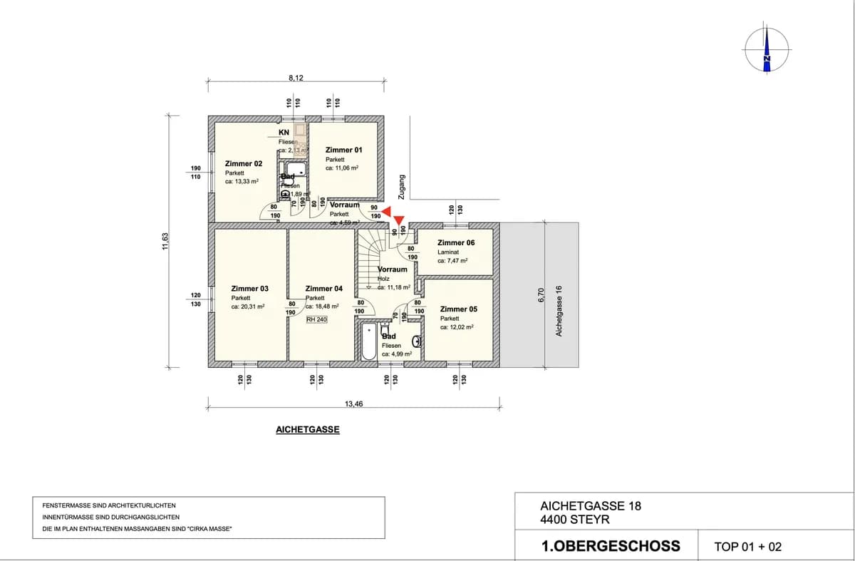 8-Zimmer-Immobilie kaufen in Steyr – 170,78 m², € 199.000 – Bild 28 von 30