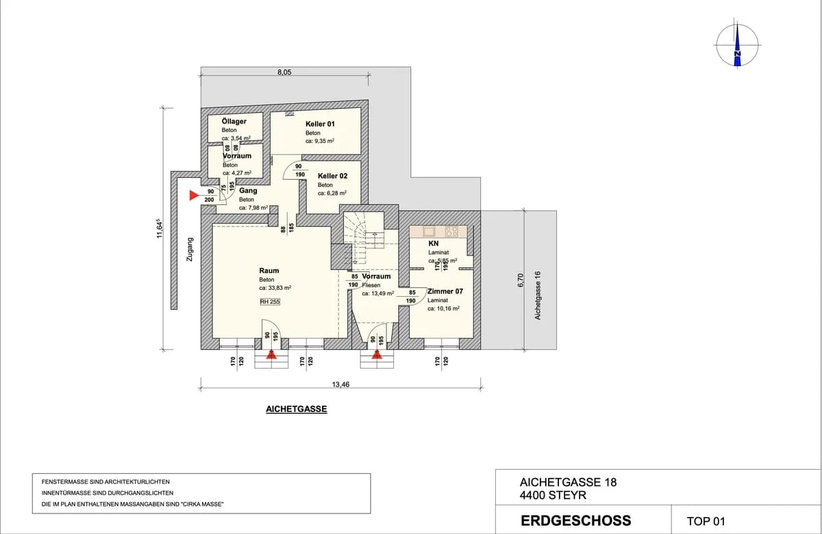 8-Zimmer-Immobilie kaufen in Steyr – 170,78 m², € 199.000 – Bild 29 von 30