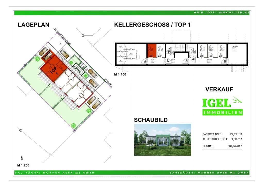 3-Zimmer-Wohnung kaufen in Villach – 60 m², € 335.900 – Bild 7 von 7