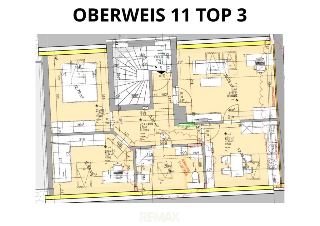 3-Zimmer-Wohnung mieten in Gmunden – 74 m², € 849 – Bild 7 von 7