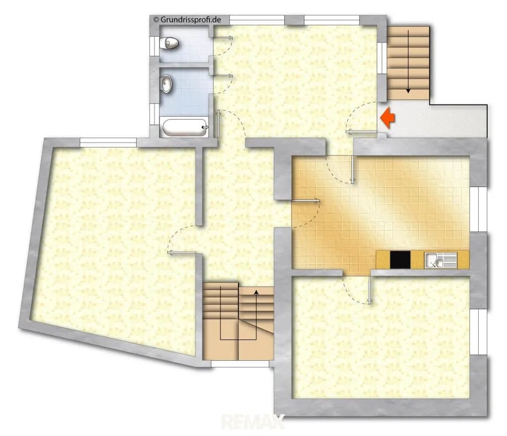 3-Zimmer-Haus kaufen in Krems Land – 87 m², € 129.000 – Bild 28 von 31