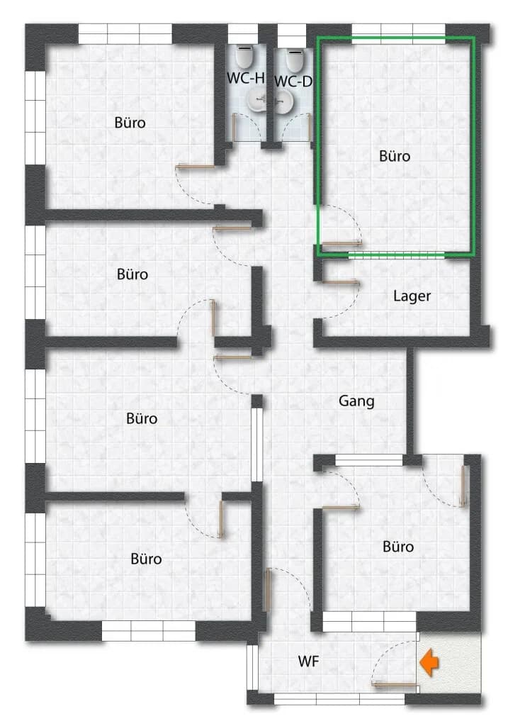 Gewerbeimmobilie mieten in Gmunden – 16 m², € 522 – Bild 10 von 10