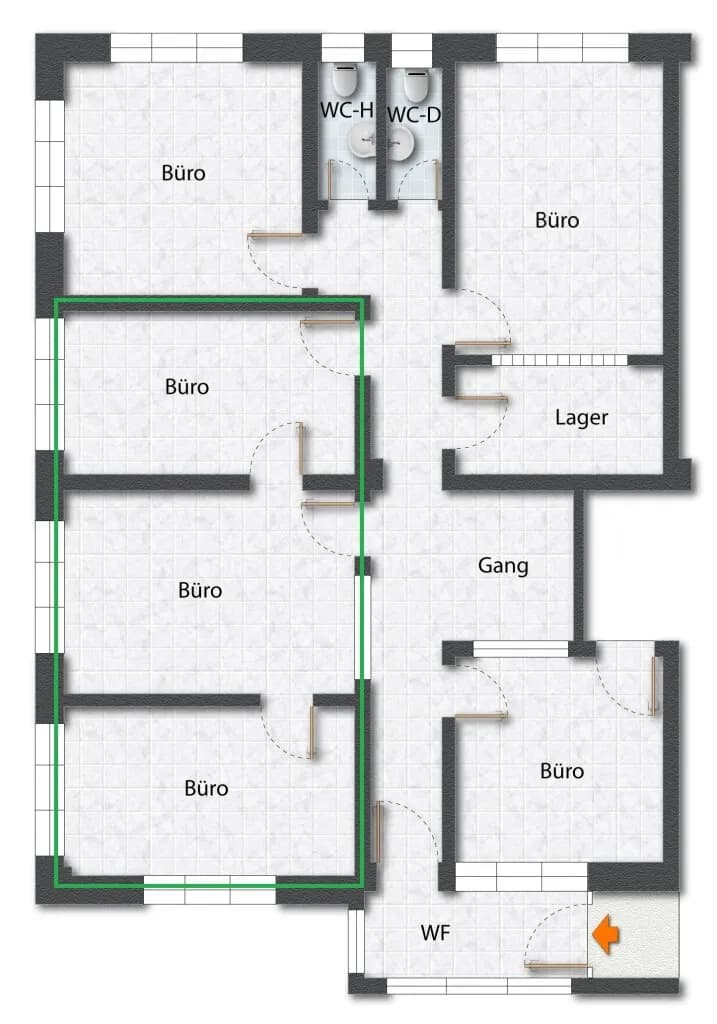 Gewerbeimmobilie mieten in Gmunden – 42 m², € 1.016 – Bild 12 von 12