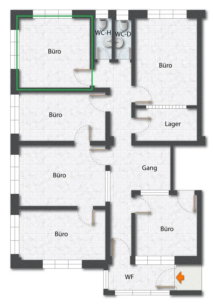 Gewerbeimmobilie mieten in Gmunden – 15 m², € 517 – Bild 8 von 8