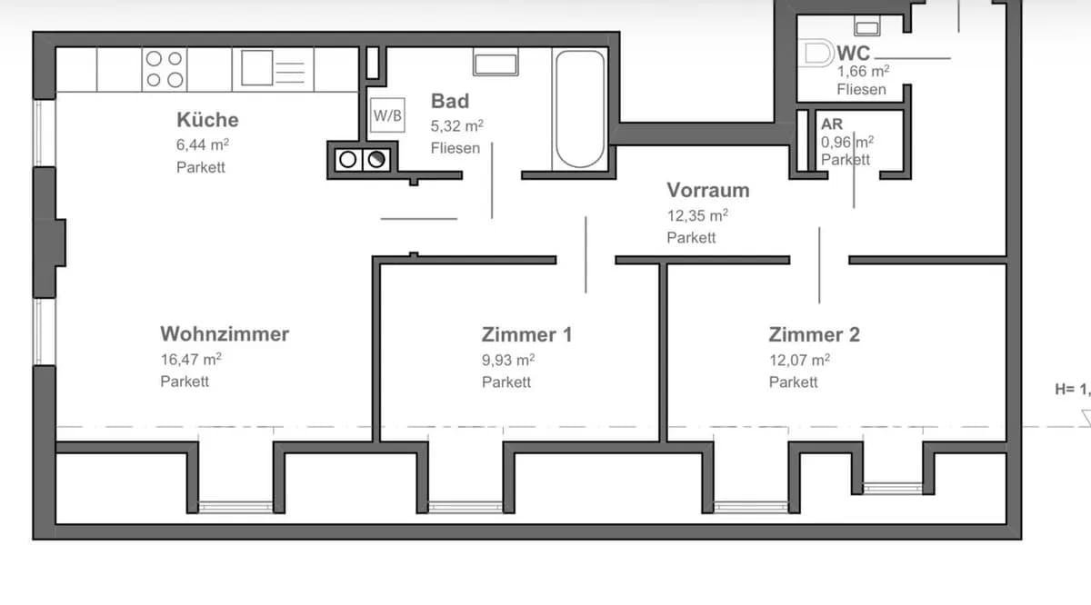2-Zimmer-Wohnung kaufen in Graz-Umgebung – 65 m², € 225.000 – Bild 6 von 14