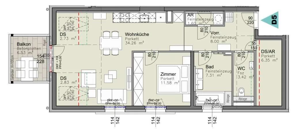 2-Zimmer-Wohnung kaufen in Wien – 72,52 m², € 430.800 – Bild 17 von 17