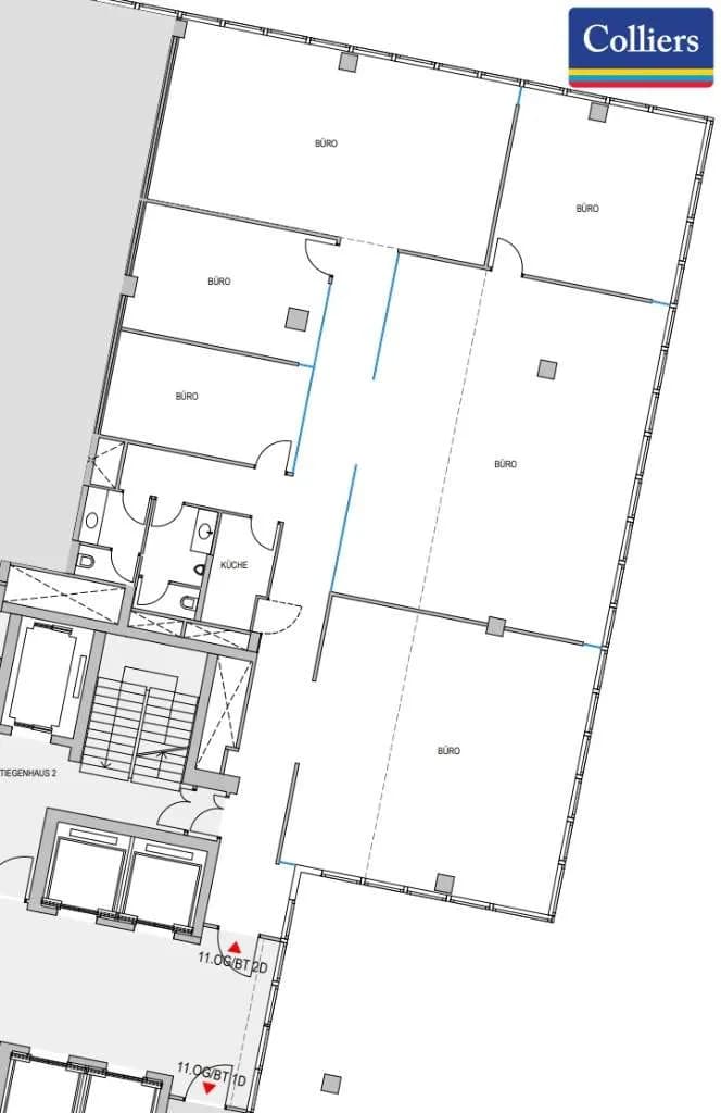 6-Zimmer-Gewerbeimmobilie mieten in Wien – 350 m², € 7.823 – Bild 6 von 7