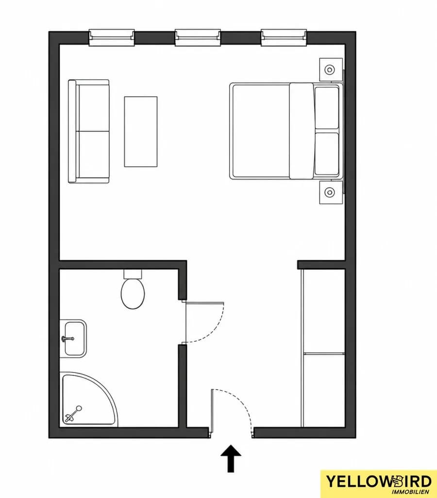 1-Zimmer-Wohnung mieten in Wien – 30 m², € 530 – Bild 9 von 9