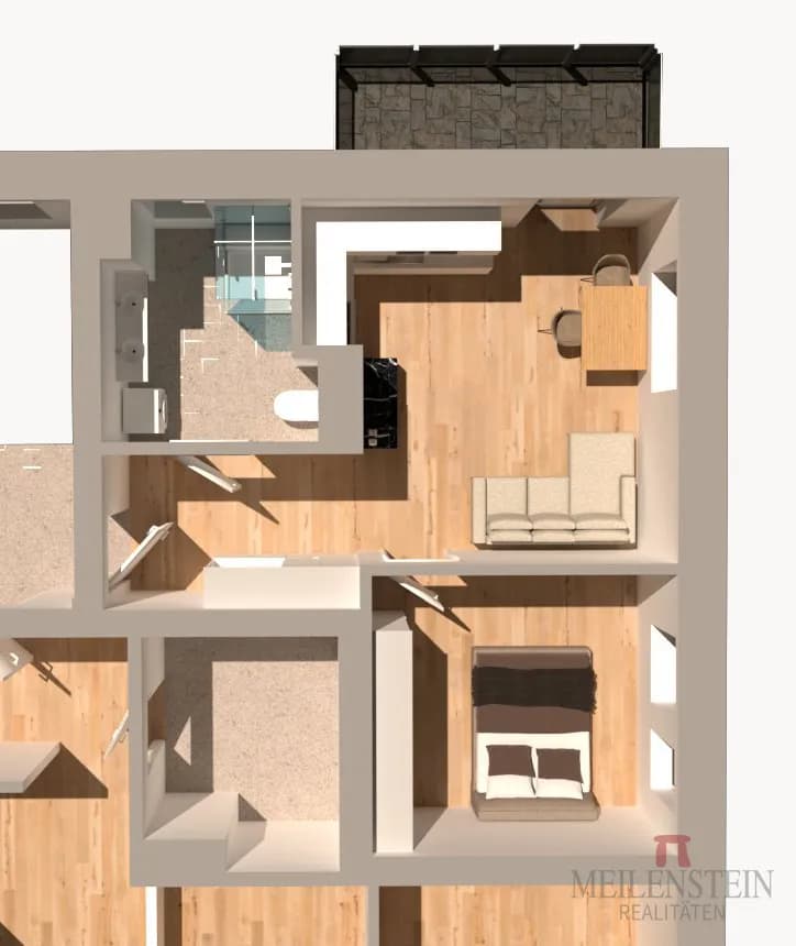 2-Zimmer-Wohnung kaufen in Kufstein – 46,4 m², € 271.603 – Bild 6 von 10