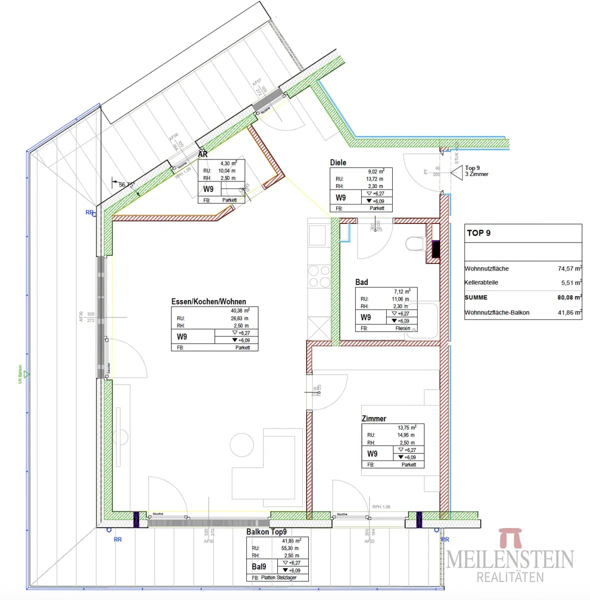 2-Zimmer-Wohnung kaufen in Kufstein – 74,57 m², € 540.185 – Bild 8 von 11