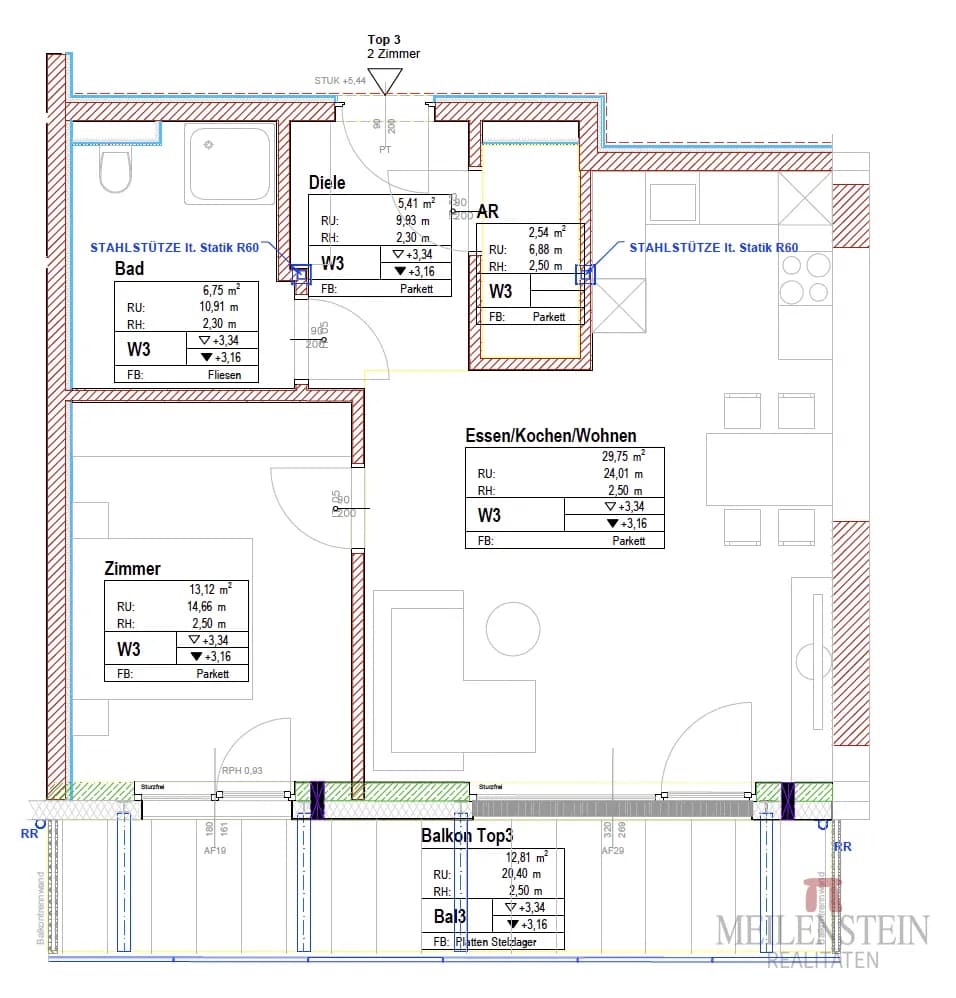 2-Zimmer-Wohnung kaufen in Kufstein – 57,59 m², € 374.781 – Bild 7 von 10