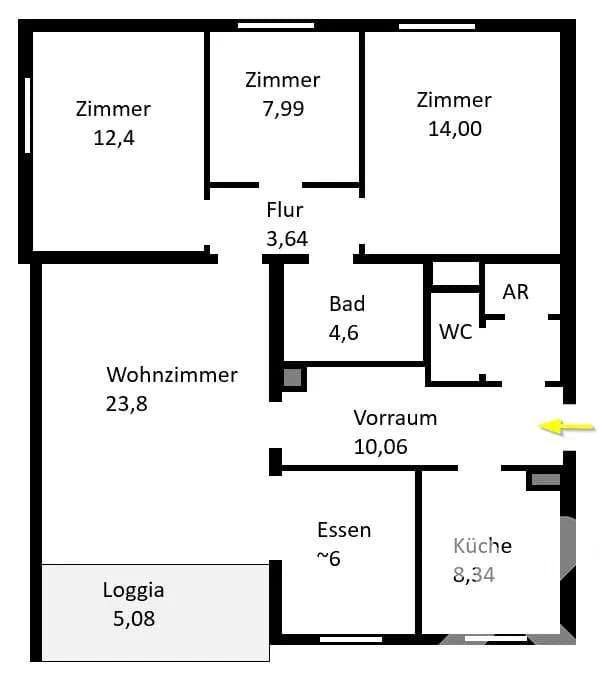 4-Zimmer-Wohnung kaufen in Deutschlandsberg – 97 m², € 173.000 – Bild 19 von 19