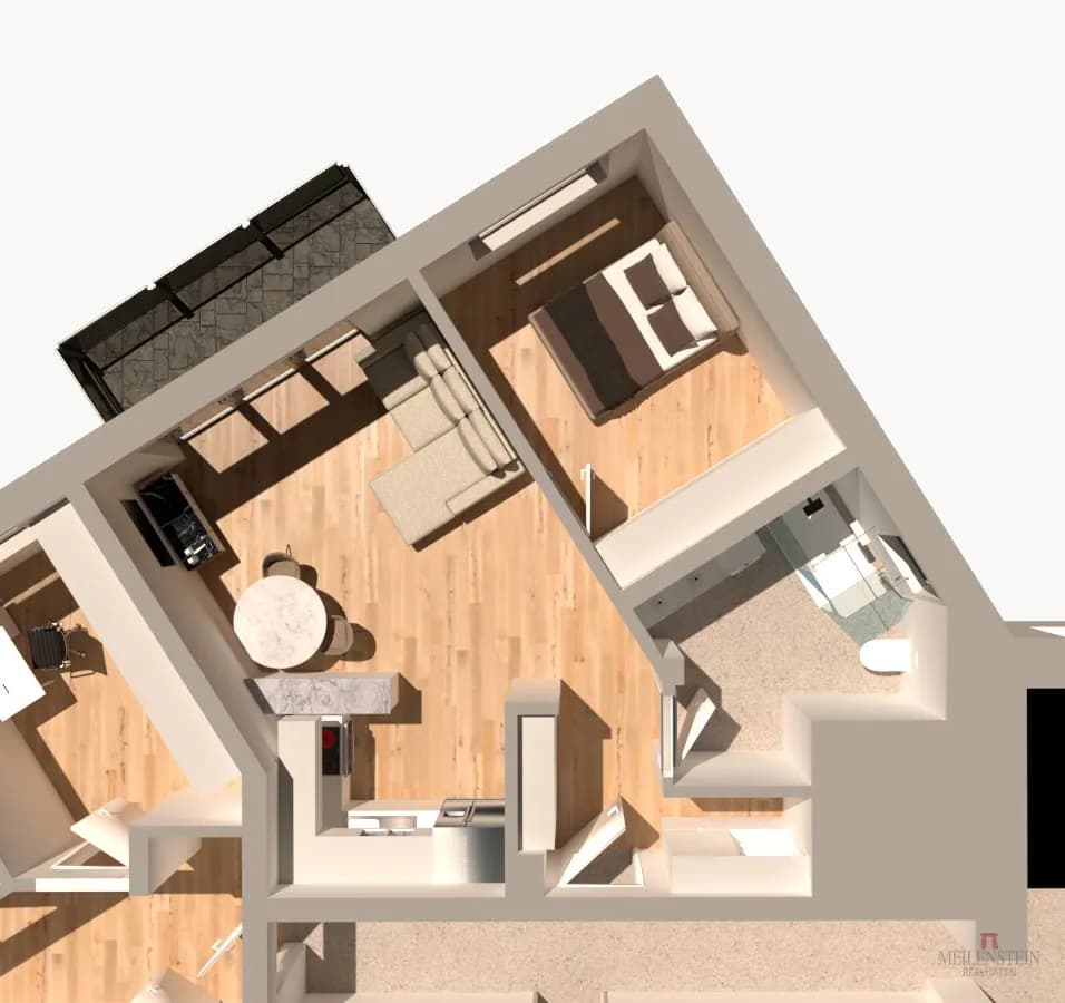 2-Zimmer-Wohnung kaufen in Kufstein – 54,02 m², € 323.742 – Bild 5 von 10