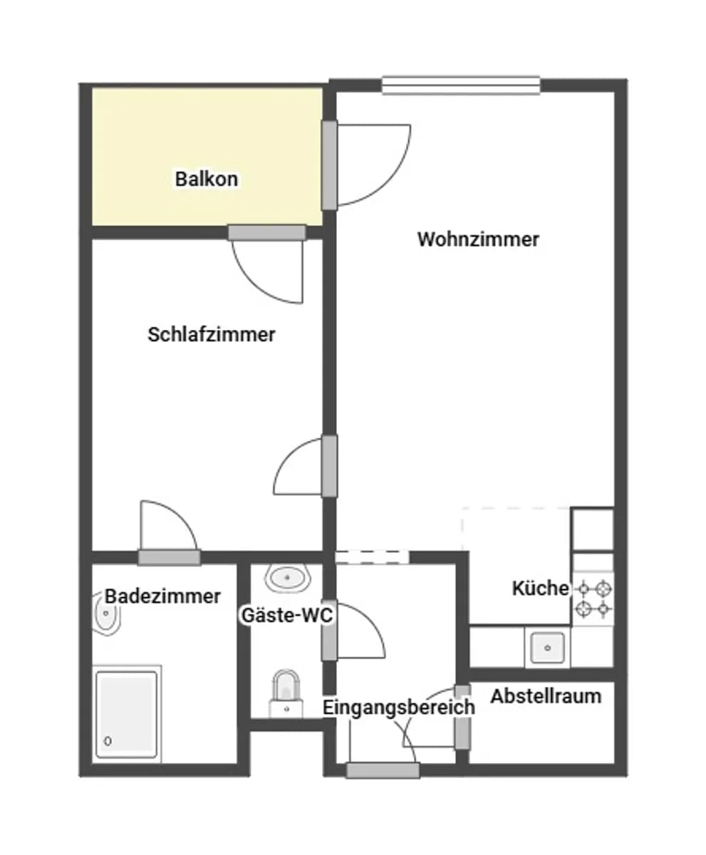 2-Zimmer-Wohnung kaufen in Wien – 51,52 m², € 279.000 – Bild 18 von 18