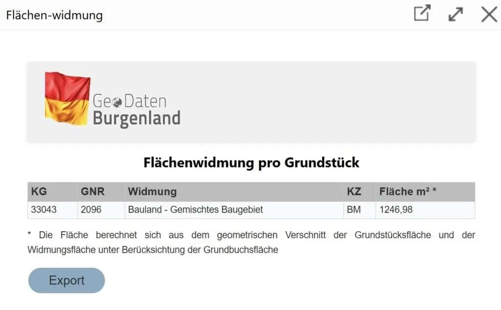 Grundstück kaufen in Oberpullendorf – 1 247 m², € 96.000 – Bild 4 von 4