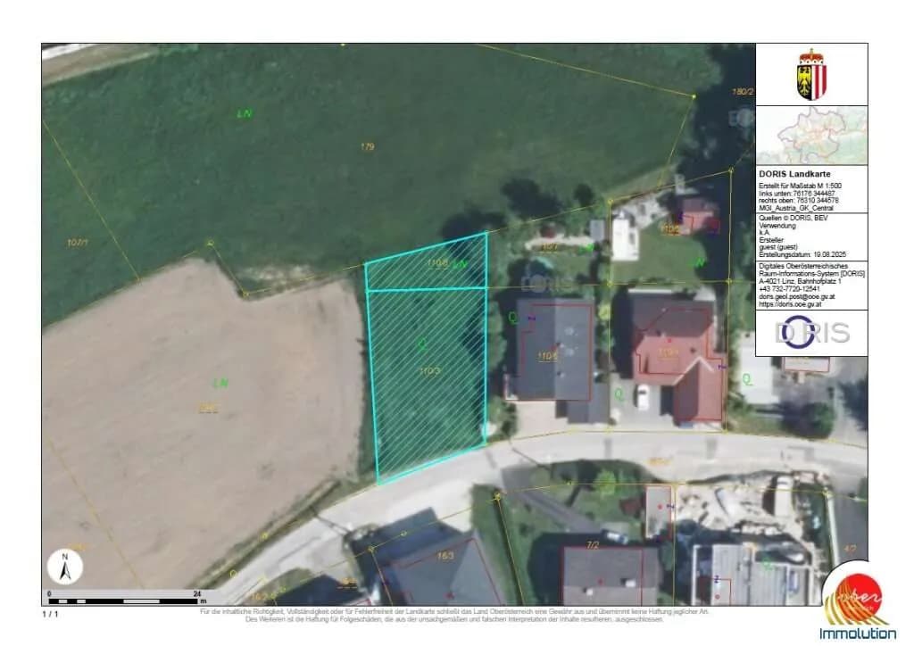 Grundstück kaufen in Linz – 650 m², € 360.000